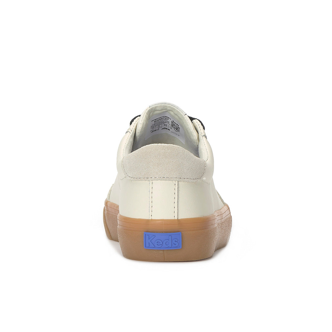 Keds Jump Kick T-Toe Leather/Suede Egret/Oatmeal — Polished