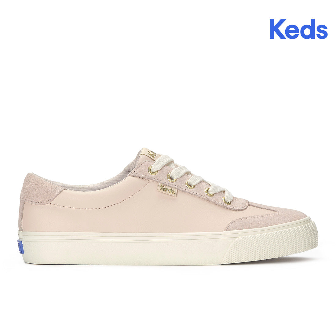 Keds Jump Kick T-Toe Leather/Suede Blush — Polished