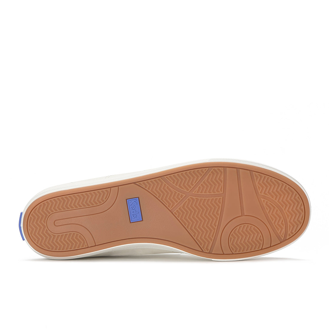 Keds Center III Slip-On Leather Snow White/Beige — Easygoing