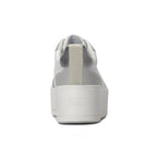 Keds Skyler II Leather Metallic Heel White/Grey/Silver