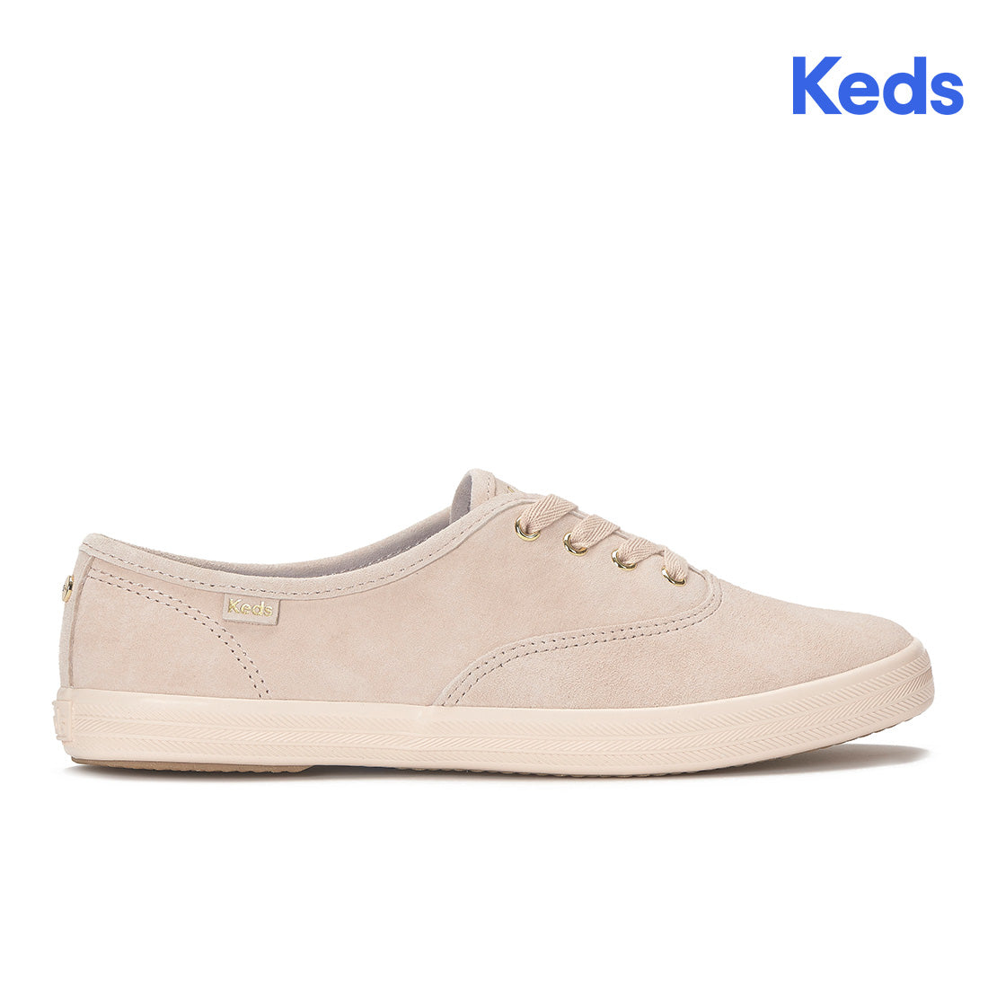 Keds Champion Luxe Suede Sneaker Blush — Versatile