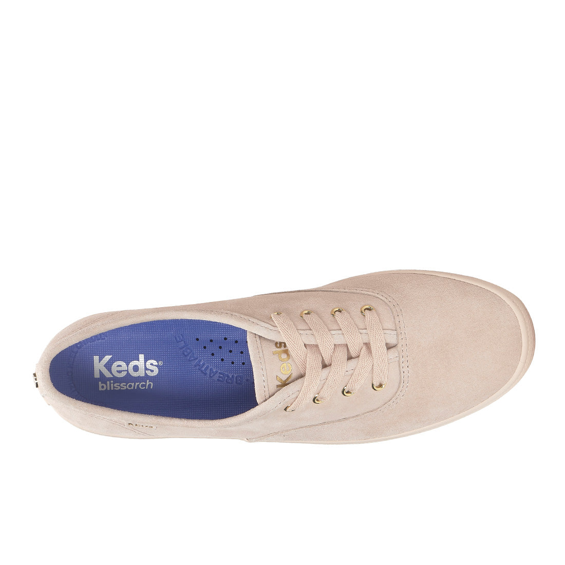 Keds Champion Luxe Suede Sneaker Blush — Versatile