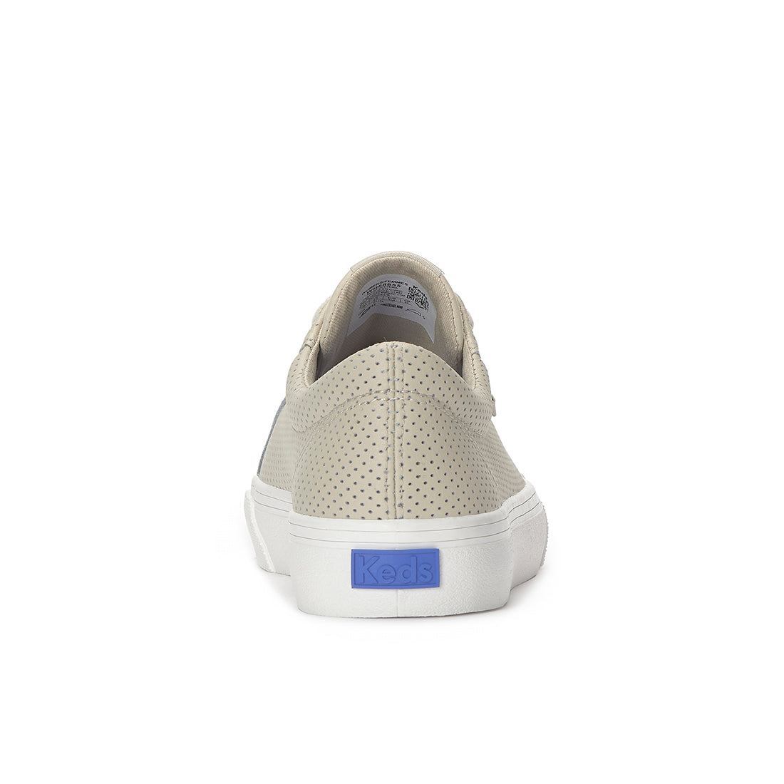 Keds Jump Kick T-Toe Perf Leather Oatmeal — Polished