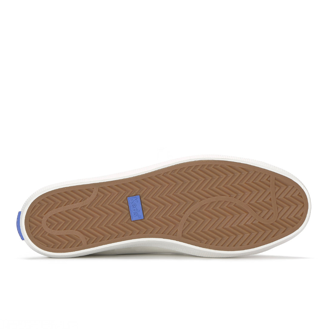 Keds Kickback Premium Leather Snow White — Polished