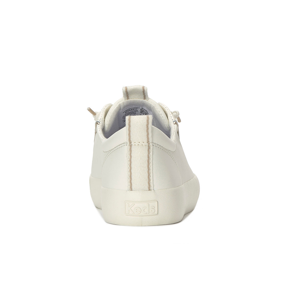 Keds Kickback Premium Leather Pop Binding Egret/Gold — Polished