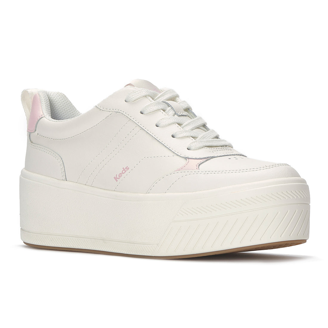 Keds Skyler II Leather Snow White/Light Pink