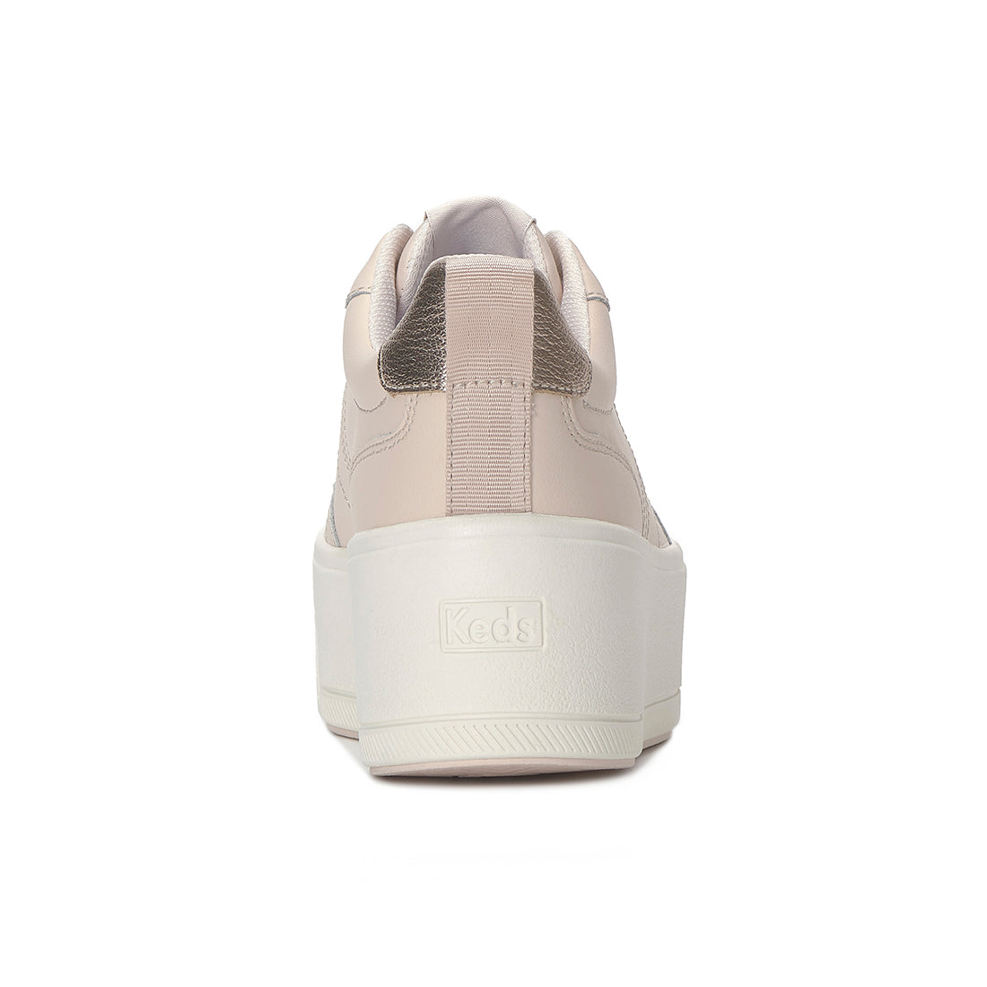 Keds Skyler II Leather Metallic Heel Blush — Polished