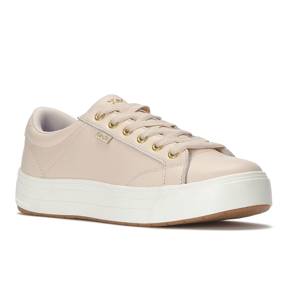 Keds Park Leather Blush — Polished