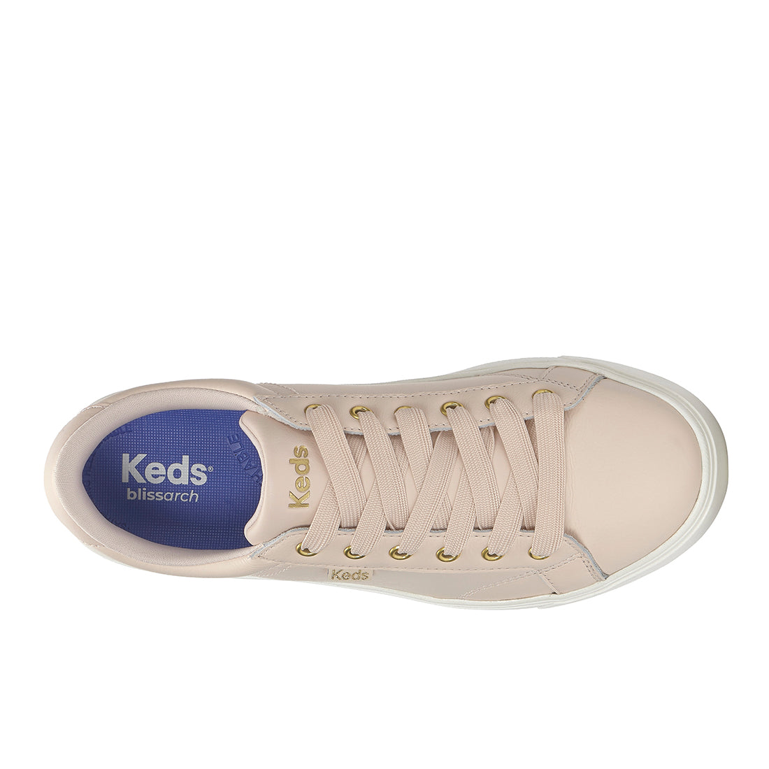 Keds Park Leather Blush — Polished