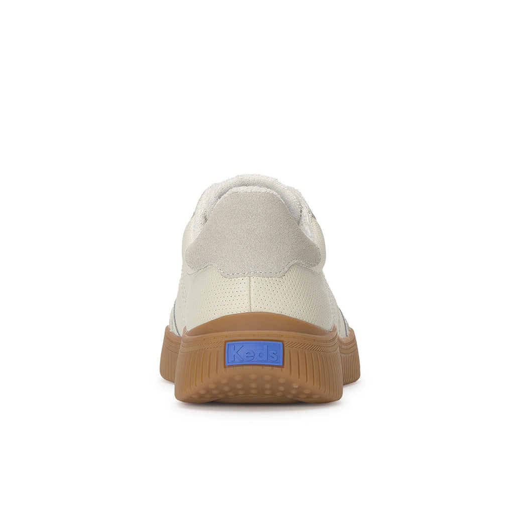 Keds Contest Perf Leather/Suede Egret/Oatmeal