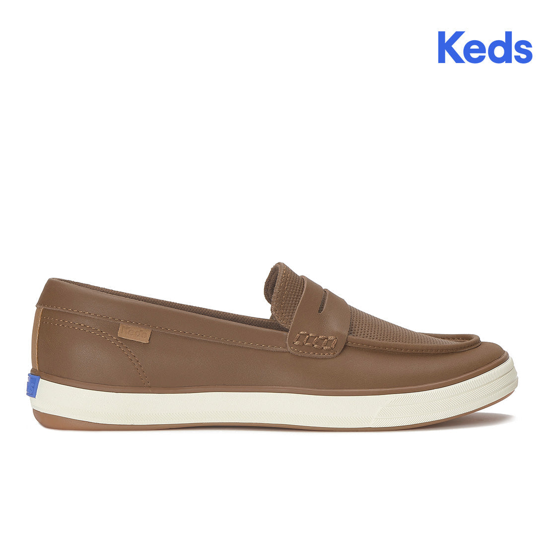 Keds Center III Loafer Leather Cognac — Polished