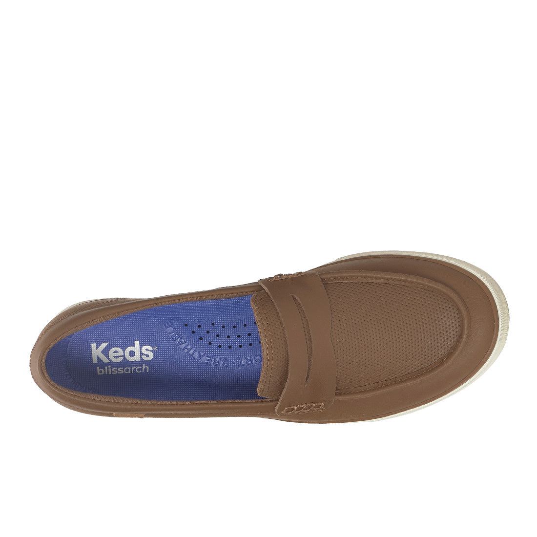 Keds Center III Loafer Leather Cognac — Polished