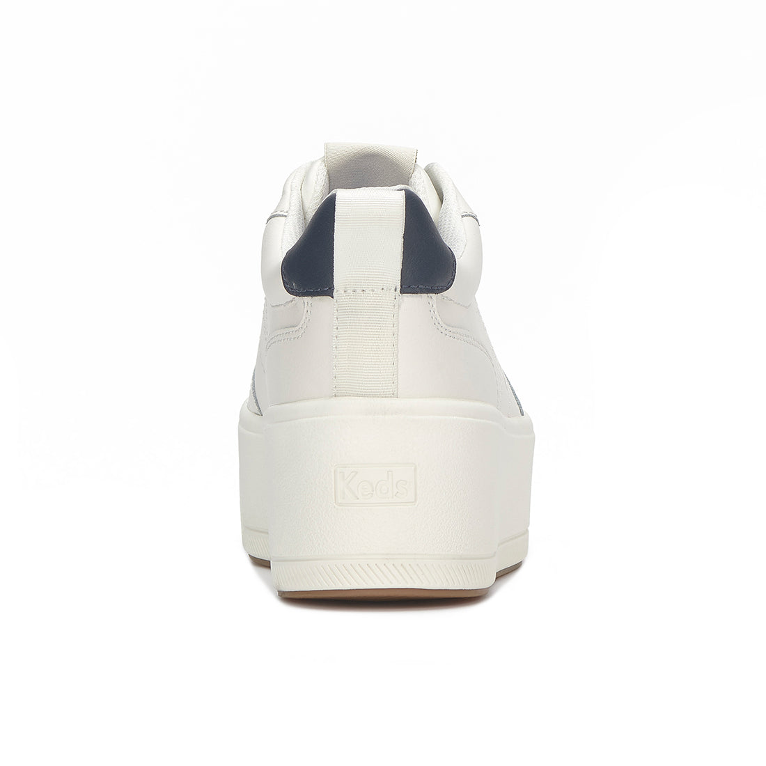 Keds Skyler II Leather Snow White/Blueberry/Light Gold — Polished