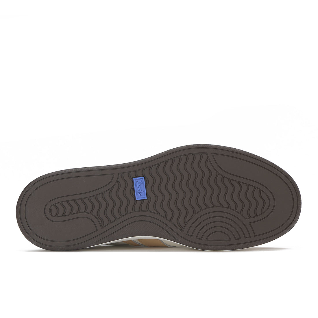 Keds The Court II Leather Snow White/Latte/Coffee — Polished