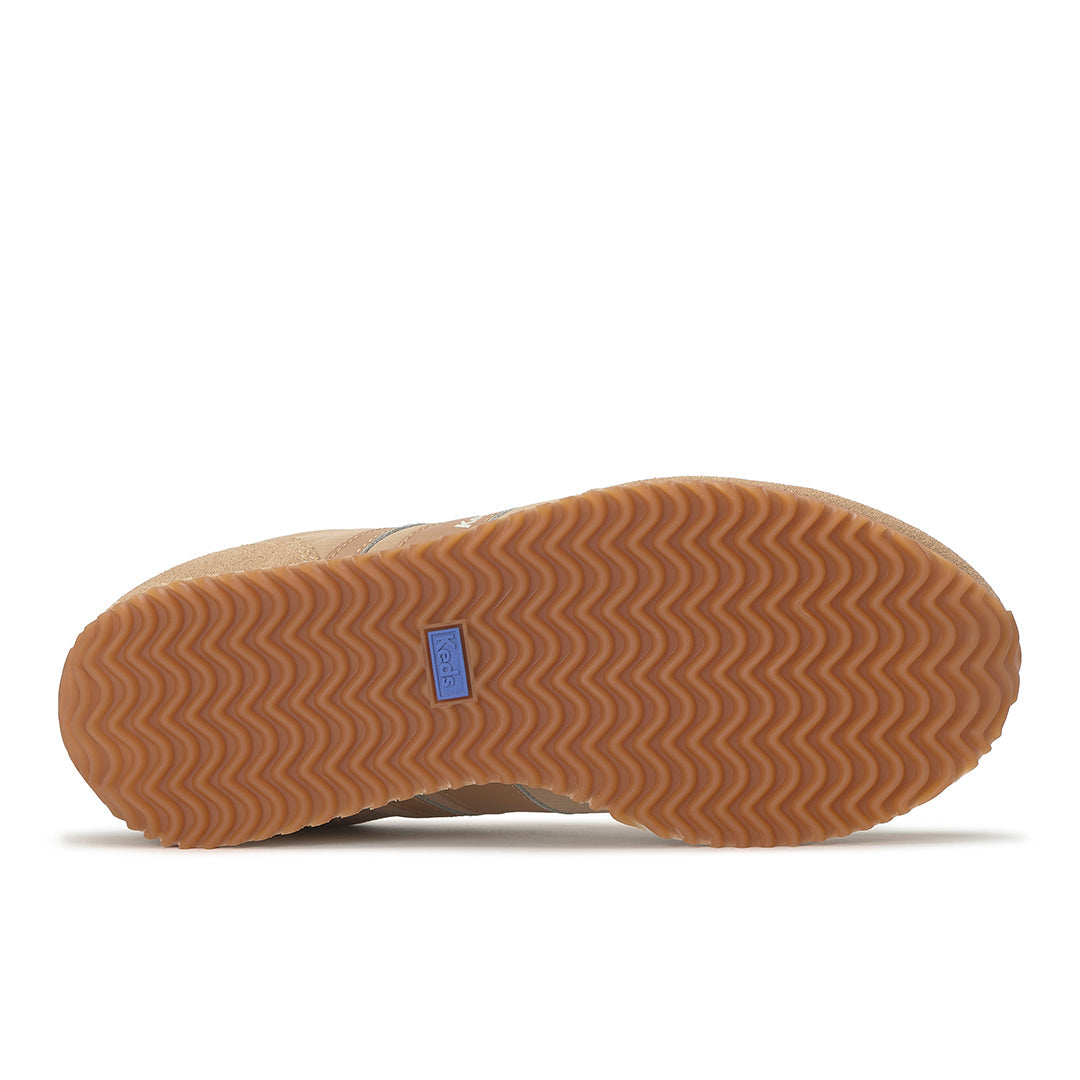Women's Rena Nylon/Leather Cuban Sand/Tan Sneaker — Polished