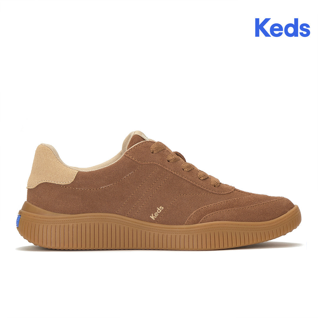 Women's Contest Suede Tan/Cuban Sand Sneaker — Versatile