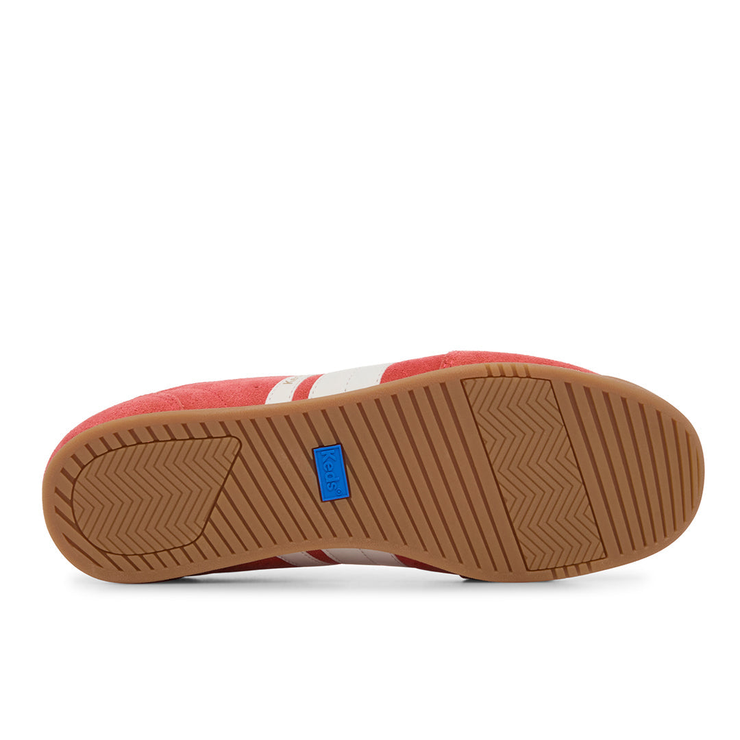 Women's Revival Suede/Leather Orange/Snow White Sneaker — Polished