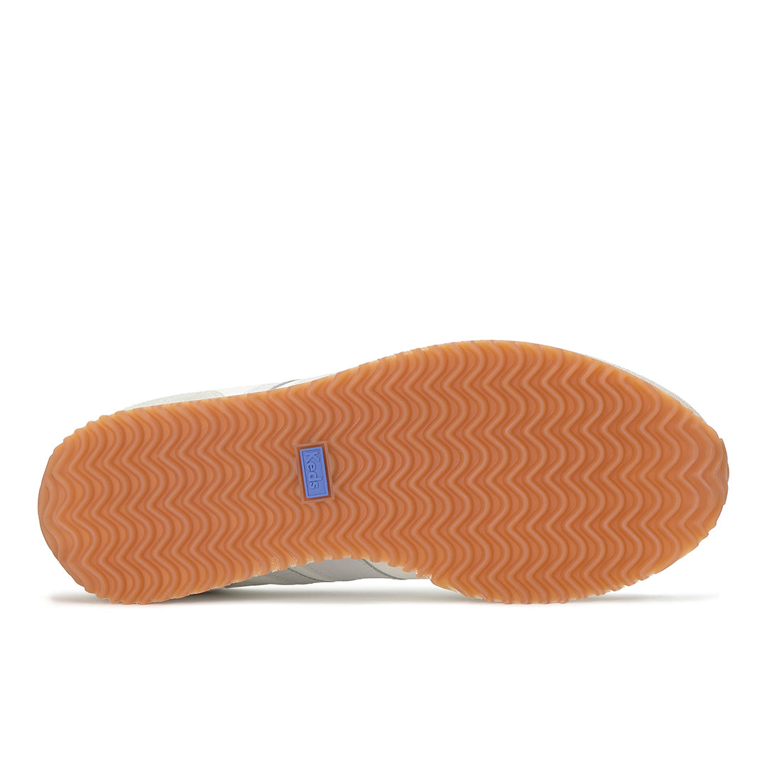 Women's Rena Nylon/Suede Snow White/Gold Sneaker — Versatile