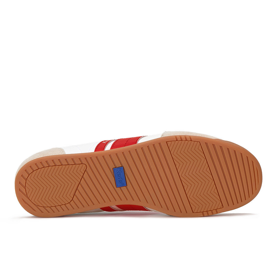 Women's Revival Nylon/Suede/Leather Snow White/Red Sneaker — Polished