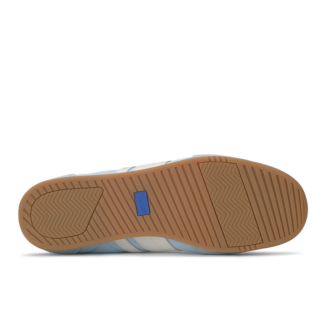 Women's Revival Nylon/Suede/Leather Light Blue/Snow White Sneaker — Polished